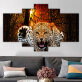 Living Room Wall Art Canvas Painting Animal Leopard Picture Poster Home Decoration Painting
