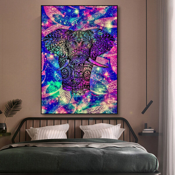 Wholesale 5d Diy Diamond Painting Cross Stitch Elephant Full Drill Mosaic Picture Diamond Embroidery Home wall Decor