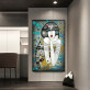 Abstract Girl Embroidery Home Decoration Mural Full Diamond 5D DIY Diamond Painting Set