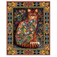 Custom Mysterious Cat Round Crystal Rhinestones Diamond Painting by Number Animal 5D Full Drill Painting for Amazon