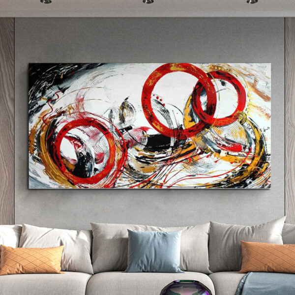 Hand painted Canvas Painting Wall Art Abstract Landscape Oil Painting Home Decoration Artist Painted Living Room Wall No Frame