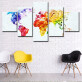 Top selling interior decoration modern canvas printing art splash canvas painting