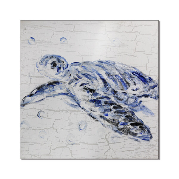 Modern Wall Art picture for Living Room Decoration Hand Painted Animal Sea Turtle Oil Painting On Canvas For Wall office Decor