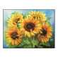 Custom Sunflowers AB Round Crystal Rhinestones Diamond Painting 5D full drill Painting of A Diamond for adult