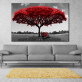 High Quality Painting Canvas Wall Art Modern Landscape Tree Canvas Print Picture For Hotel Decor Picture