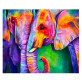 Custom Colorful Elephants AB Round Crystal Rhinestones Diamond Painting 5D full drill Painting of A Diamond for adult