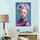 Wholesale Custom New Multi-panel Beauty Lady and Flower Other Wall Paintings Art on Canvas