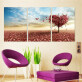 3 panel  picture canvas painting art garden poster tree of life wall paintings for living room home decor