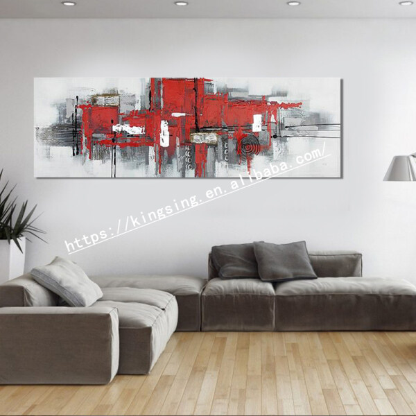 Single Panel High Quality Handmade Canvas Oil Painting Modern Abstract Canvas Painting For Hotel Decor