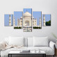 Canvas Wall Art Pictures Modular HD Print 5 Pieces Muslim Mosque Painting Islamic Religion Sky Clouds Building Poster Home Decor