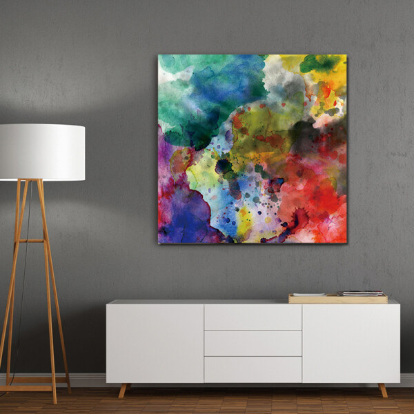 high quality hotel artwork modern stretched canvas print wall art colorful abstract oil painting