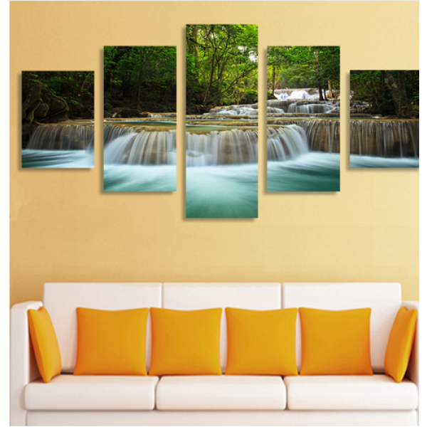5 Piece Modern Home Wall Decor Painting Canvas Art HD Print Painting Canvas Wall Picture For Home Decor Buddha Art