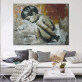 realism style Handmade art canvas painting bare boy oil framed painting wall For living room home decor art