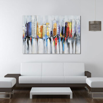 Wholesale High Quality handpainted Abstract Oil Painting On Canvas Handmade Beautiful Abstract Landscape Oil Paintings