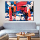 Custom 100%  Red and Blue painting canvas wall art abstract canvas oil paintings for home decor