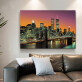 Abstract City Bridge View Art Wall Painting Works Canvas Living Room Home Decoration Oil Painting