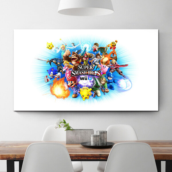 Abstract Cartoon Characters Anime Hand made Art Wall Painting Works Canvas Living Room Home Decoration Oil Painting
