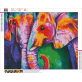 Custom Colorful Elephants AB Round Crystal Rhinestones Diamond Painting 5D full drill Painting of A Diamond for adult