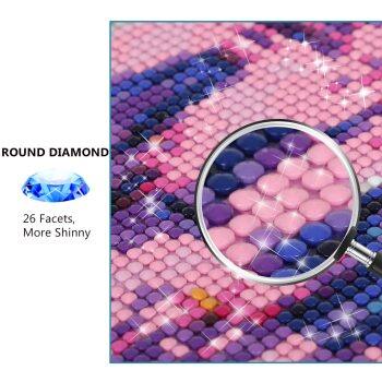Custom Dock Round Crystal Rhinestones Diamond Painting 5D full drill Painting of A Diamond for adult