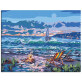 Landscape DIY Painting By Numbers No Frame Sea Beach Oil Hand Painted On Canvas Home Decoration Paintings Art Picture