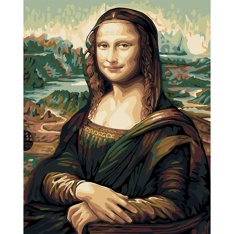 Mona lisa paint