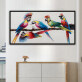 Coloring Unframe Animal Handmade Gift Wall Art Oil Painting bird Acrylic Paint Home Decoration factory directly sale