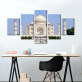 Canvas Wall Art Pictures Modular HD Print 5 Pieces Muslim Mosque Painting Islamic Religion Sky Clouds Building Poster Home Decor