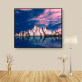 Cartoon Animation Snow Landscape Reflection Abstract Home Decoration Poster Living Room Wall Art Canvas Oil Painting