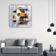 Pure hand-painted abstract oil painting finished product, simple and classic living room