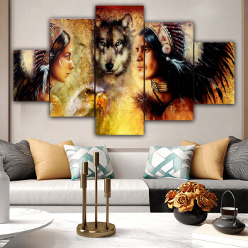 Hot Sell Wall Art Home Decor Photo Picture Print on Canvas Inner Framed Canvas Painting