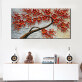 MYT 3D Knife Thick Flower Tree Oil Painting On Canvas Abstract Picture