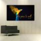 Parrot wings HD spray painting living room sofa background wall strokes without frame
