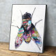 Color insect HD spray painting canvas painting living room hotel decoration painting