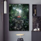 The latest landscape painting spray painting canvas decorative painting of living room porch