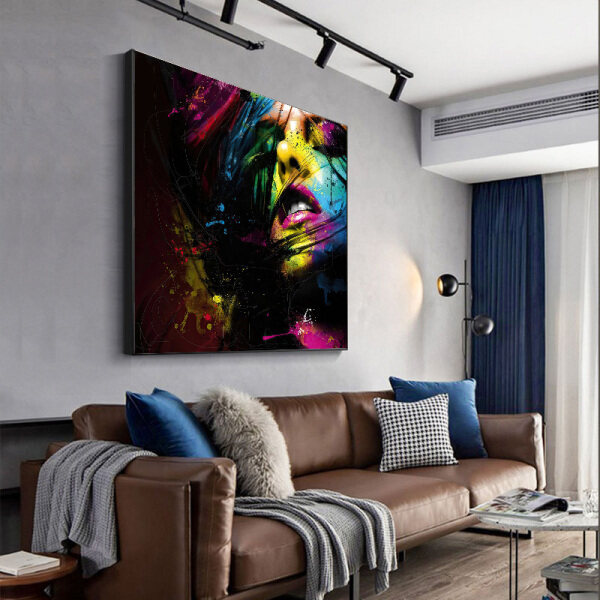 Hotel Project Decoration Dafen High Quality Wall Painting With Frame Canvas Painting Handmade Art
