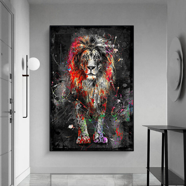 Modern Pop Art on Canvas Prints Paintings for Living Room Wall