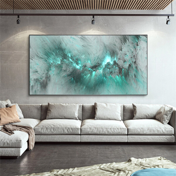 Nordic style living room decorative painting modern simple sofa background wall mural bedroom dining room hanging painting