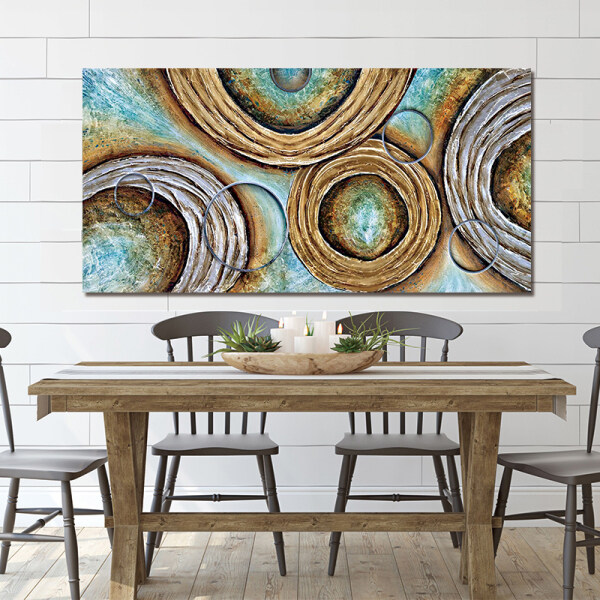 Abstract large-size spray painting hotel decorative painting wall art