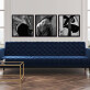 3 Panels Black African Posters and Prints Wall Art Picture african canvas painting