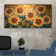 Wholesale handmade art flower oil painting modern decorative wall painting art painting