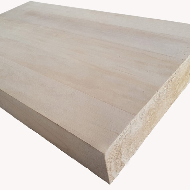 High Quality Paulownia Edge Glued Board Rectangular Board Solid Wood Board for Desk Top 1600*600mm Customized