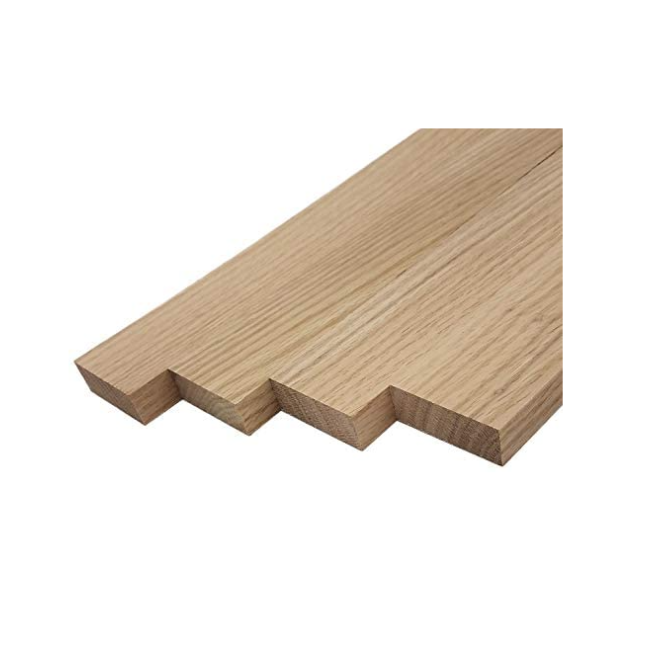 Solid Red Oak Wood Board S4S Board