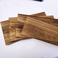Carbonized Wood Panel for Wall Mounted Shelves
