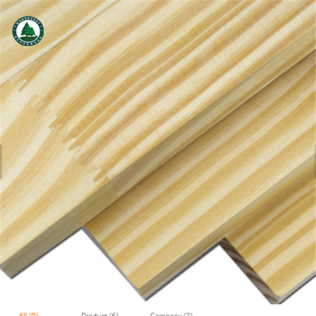 Rectangular Radiata Pine Wood Panel Finger Jointed for Desk Top
