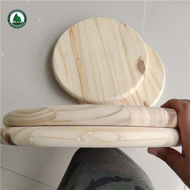 Round Radiata Pine Wood Panel Finger Jointed for Desk Top
