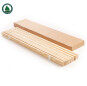 Wooden Bed Slats Solid Poplar Wood Wooden Furniture Parts