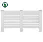 Radiator Cover Cabinet, White Heating Radiator Cover Cabinet for Home and Office Decoration