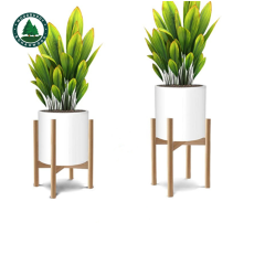Super Simple Style Adjustable Beech Wood Plant Stand