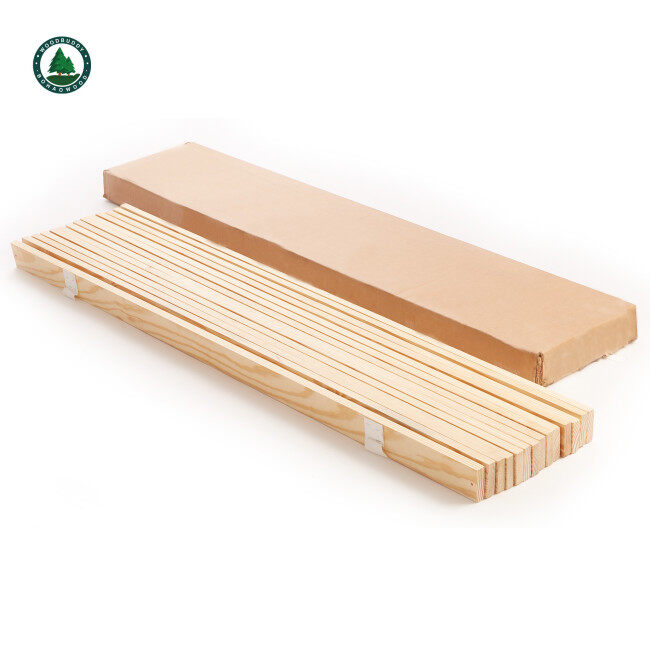 Wooden Bed Slats Solid Pine Wood Wooden Furniture Parts