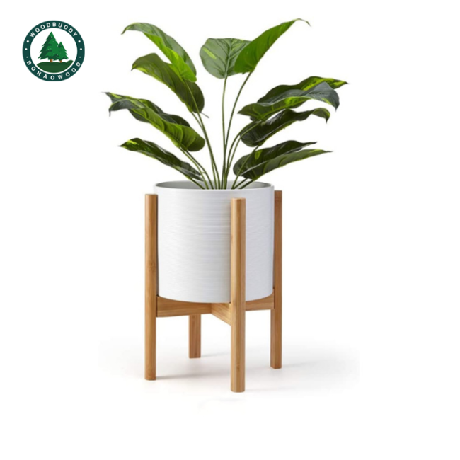 Super Simple Style Adjustable Beech Wood Plant Stand